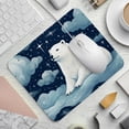 thumbnail image 2 of Polar Bear Gaming Mousepad Square, 8.3x9.8 Inch Non-Slip Rubber Bottom Printed Mouse Mat for Office and Gaming, 2 of 6