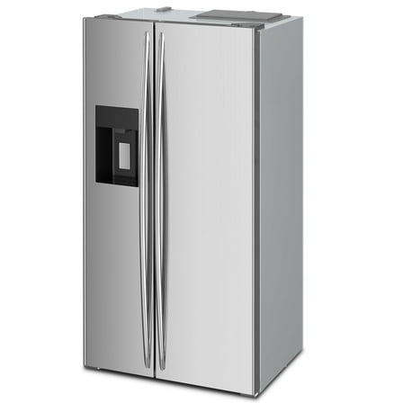 WAA 20 Cu.ft. Large Refrigerator, 2 French Door Stainless Steel