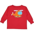 thumbnail image 3 of Inktastic Helicopter Cute Flying Boys or Girls Long Sleeve Toddler T-Shirt, 3 of 5