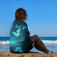 thumbnail image 3 of Wildflowers Butterfly Beach Towel, Microfiber Beach TowelsAbsorbent, Compact, Beach Blanket, Lightweight Towel for The Swimming, 3 of 7
