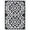 Black, White, variant on American Art Decor Soft Plush Boho Moroccan Pile Shag Accent Rug 5x7 - White