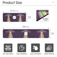 thumbnail image 3 of Yayeee Faucet Mat for Kitchen Sink 14.7" Diatomite Long Splash Guard Pad, Colorful UFO, 3 of 7