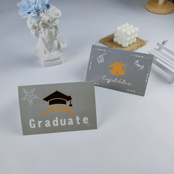 GETAJGHSD Graduation Party Cards Greeting Cards Assorted Color 6 Sets High-End Texture Paperboard