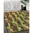 thumbnail image 2 of Ahgly Company Indoor Rectangle Patterned Cookie Brown Area Rugs, 8' x 12', 2 of 6