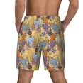 thumbnail image 2 of Lsque Mens Swim Trunks Cycling Elephant On Bicycle In Park Pattern - Bathing Suit Compression Liner - Beach Swim Shorts Swimwear - (S-3XL) - Stretch Quick Dry -Large, 2 of 9