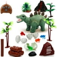 thumbnail image 1 of O'force Dinosaur Plush, Remote Control Walking Dinosaur Toys for 3, 4, 5,6+ Years Old Boys, Repeat What You Say, Roar, Walk and Sing, 20PCS Stegosaurus Dinosaur Educational Toys for Kids, Toddlers and, 1 of 6
