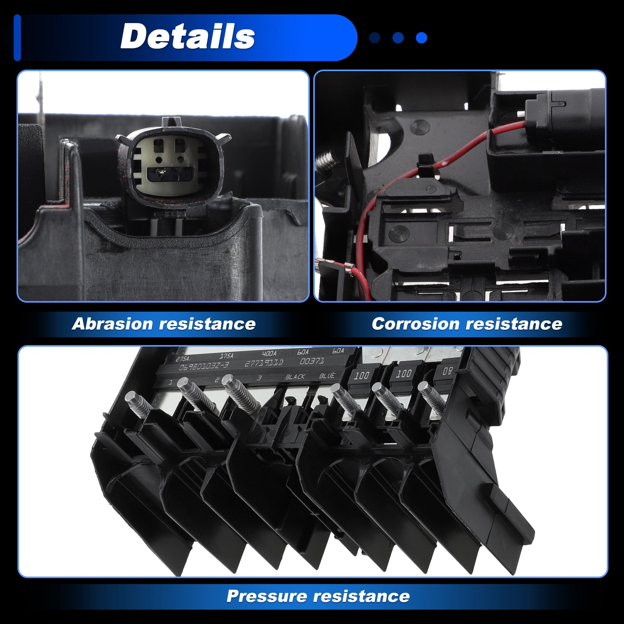 Unique Bargains Battery Distribution Engine Compartment Fuse Block for Chevy for GMC