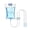 2 Mouth, variant on 5.2L Plant Water Bag Plant Watering System Device, Automatic Plants Waterer Self Watering IV Drip Bag, Adjustable Drip WateringBags, for ndoor Outdoor Potted Plants, Herbs, Bonsai (1 Mouth)