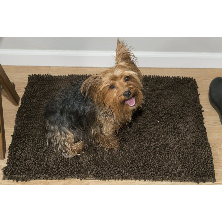 FurHaven Pet Products Muddy Paws Towel & Shammy Rug for Dogs & Cats - Mud,  Medium 