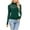 Green, variant on hotojiny Going out Tops for Women Trendy See Through Mock Neck Shirt Soft Solid Long Sleeve Ruched Party Clubwear Summer Outfit