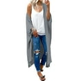 thumbnail image 3 of Celmia Femmes Batwing Manches Vacances Couvrir jusqu'à Cardigans Minces, 3 of 15