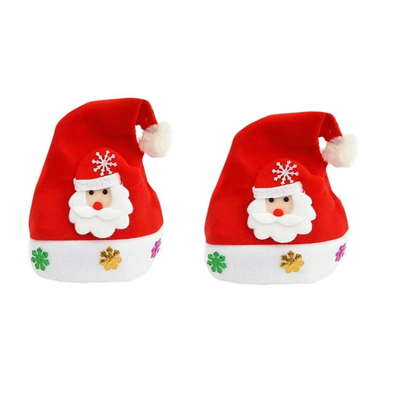 Vikakiooze 2022 Adult fashion green red christmas hat santa hat Christmas Decorations