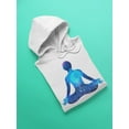 thumbnail image 3 of Lotus Pose Yoga Hoodie Women -Image by Shutterstock, Female 5X-Large, 3 of 4