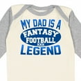 thumbnail image 4 of Inktastic My Dad is a Fantasy Football Legend Boys or Girls Long Sleeve Baby Bodysuit, 4 of 5