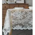 thumbnail image 2 of WARM HOME DESIGNS 60 x 84 Lace Tablecloth. Ivory Rectangle Tablecloth for 6-8 Guests. LTC Ivory 84, 2 of 2