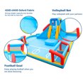 thumbnail image 2 of Doctor Dolphin Inflatable Slide Bouncer House Jumper Bouncing House Jumping Castle with Slide and Pool Football Goal Volleyball Net Ball Pool, 2 of 7