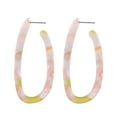 thumbnail image 1 of Guardurnaity Pendientes colgantes de aro liso, accesorios populares, pendientes geométricos, regalo de aniversario, decoraciones para mujer, gancho Ropa, zapatos y accesorios Miscelánea Rosado, 1 of 6
