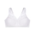 thumbnail image 4 of Women's Glamorise 1003 Magic Lift Full Figure Minimizer Bra (White 36DD), 4 of 7