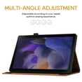 thumbnail image 3 of Allytech Case for Samsung Galaxy Tab A9+ 11.0" 2023 (SM-X210 / SM-X215 / SM-X216) with Pen Holder & Card Pocket, Kickstand Multi-Angle Viewing Shockproof Slim Soft TPU Back Cover Case, Brown, 3 of 9