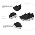 thumbnail image 4 of Jiandong Thick-Soled Shoes 1Pair Woman Sports Mesh Shoes Breathable Relaxation Slugged Bottom Sneakers(11.02X3.94X3.94Inch), 4 of 10