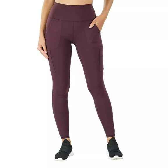 Spyder Active Women's Performance High Rise Legging (EXTRA LARGE, Sangria)