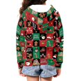 thumbnail image 3 of DISNIMO Christmas Snowman Hoodie Girls Plaid Zip Up Hoodie Kids Zipper Hoodies for Boys 6-7 Hoodie Sweatshirts for Little Girls Hooded Sweatshirt Zip Hooded Jacket Childrens Hooded Jackets Designs, 3 of 7