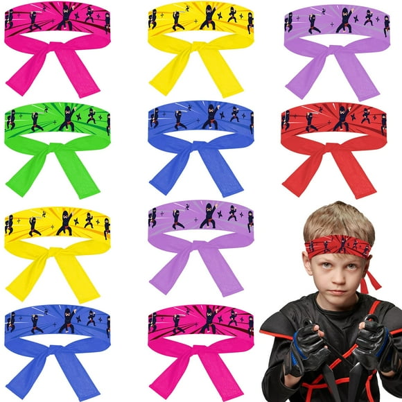 Diademas de karate ZOIIWA, 24 unidades, para niños y niñas, regalos de fiesta