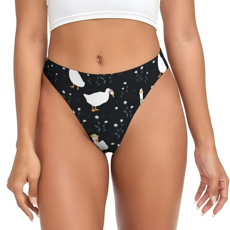 Sigee Fashionable Goose for Women s G-String Panty  Low Rise  Soft Lace Perfect for Everyday Wear or Special Occasions-Large
