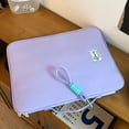 thumbnail image 2 of Advancent Protección de moda de la manga compacta del ordenador portátil para durabilidad suave de la protección de los ordenadores Almacenamiento y organización del hogar violeta 14-15 pulgadas, 2 of 6