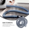 thumbnail image 3 of Shisuyan 2PCS 2m Washing Machine Drain Hose Discharge Hose Extension for Washer, 3 of 9