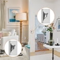 thumbnail image 4 of Yayeee Toggle Light Switch Wall Plate 1-Gang 4.5"x2.7" Home Decorative Outlet Cover, Black Cute Cat, 4 of 7