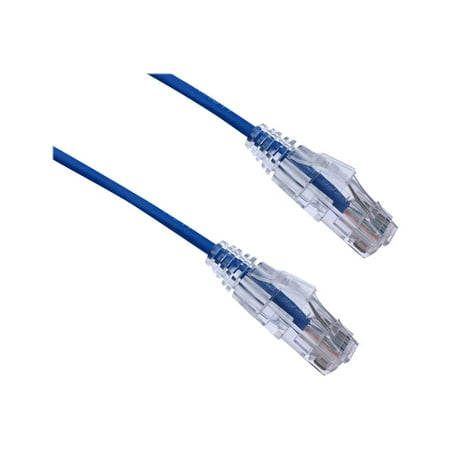 UPC: 0841280148750 | Axiom 1FT CAT6A BENDnFLEX Ultra-Thin Snagless Patch Cable 650mhz (Blue)