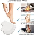 thumbnail image 3 of Gel Heel Protectors,Heel Pain and Cracked Heels Relief for Men and Women (2 Pairs) WHITE, 3 of 5