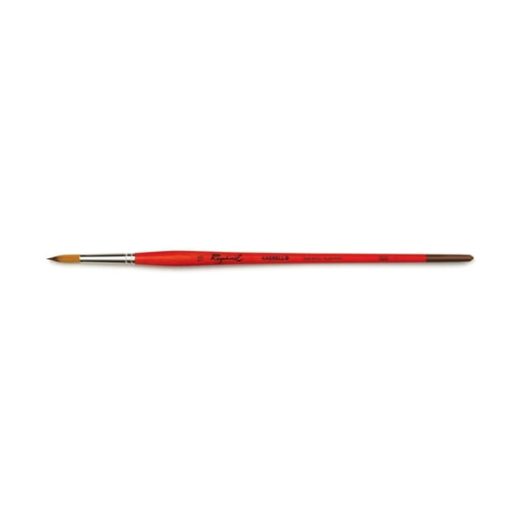Raphael Kaerell Long Handle Oil & Acrylic Brush, Round, Size 16