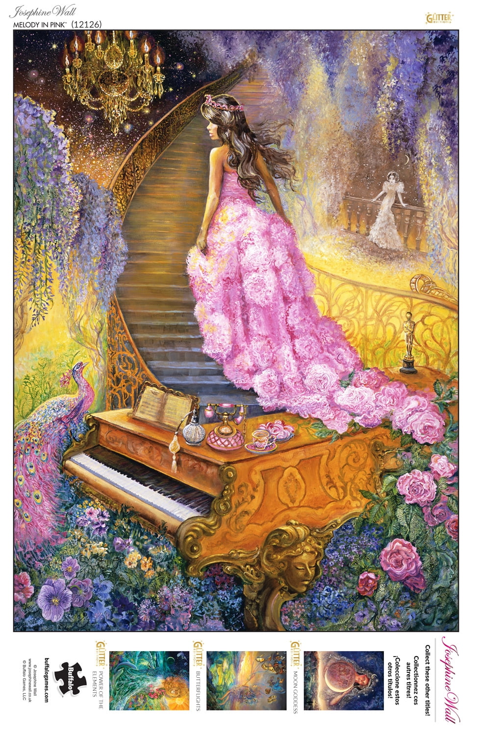 Buffalo Games 1000-Piece Josephine Wall Melody In Pink