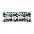 thumbnail image 2 of Lsque Panda Cute Pink Hearts Body Pillow Case Cover,Ultra-Soft Microfiber Bed Pillow Cases 20x54 inches,Elegant Bedding,Breathable Durable Pillow Cover with Envelope Closure, 2 of 8