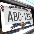 thumbnail image 6 of 1 Pcs Patriotic Eagle Emblem License Plate Frame,License Plate Cover for Car Decorative Parts,Aluminum License Plate Bracket Holder Rust-Proof for US Standard Car, 6 of 8