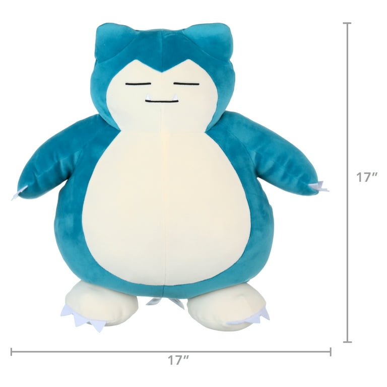 Pokemon Official Plush 18 inch Sleeping Snorlax Childs Soft Stuffed Animal Toy Walmart