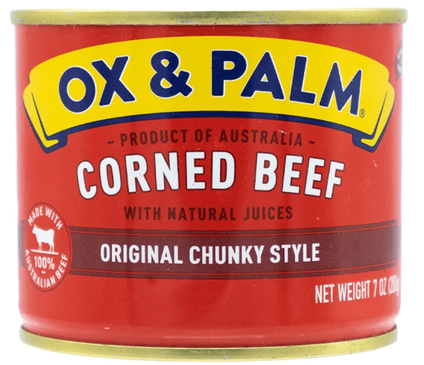 (6 pack) Ox & Palm Corned Beef Original Chunky Style, 7 oz Can