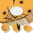 thumbnail image 4 of Elasticized Halloween Round Table Cover - 44 Inch Stretch Tablecloth for Dining Kitchen Party, Machine Washable and Fade Resistant, 4 of 6