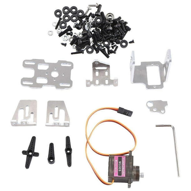 Camera Dual Axle Gimbal Bracket with Cooling Fan with 2 Servo ,9G Servo Pan Mount Stand for FPV Drone Head Tracker