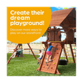 thumbnail image 2 of Swing Sets for Backyard-Set Includes 18Inch Trapeze Swing Bar & 48Inch Heavy Duty Chain with Locking Carabiners (Green), 2 of 8
