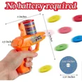 thumbnail image 2 of Pieces Foam Disc Launcher Zip Shot Shooter Disc Shooter Random Color, 2 of 5