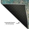 thumbnail image 5 of Addison Rugs Mayfield Premium Machine Washable Transitional Modern Teal Rectangle Rug, 10' x 14', 5 of 7