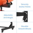 thumbnail image 5 of Kayak Storage Rack, Heavy Duty Kayak Stand Canoe Rack with Wheels, Freestanding Kayak Holder Stand for Kayaks, Canoes, Surfboard, Paddleboard Storage, 5 of 7