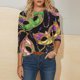 thumbnail image 3 of TaTaai Hoodies Shirts for Women Early Fall Long Sleeve Tops Vintage Graphic Outfits Tops Fashion Pullover Tees Gift, 3 of 6