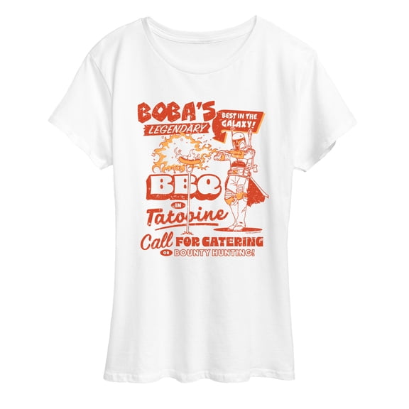Star Wars - Boba Bbq - Women's Short Sleeve Graphic T-Shirt