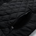thumbnail image 2 of TFixol Abrigo acolchado para hombre con bolsillos y cuello alto con cremallera, 2 of 8