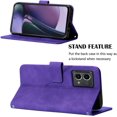 thumbnail image 3 of for Moto G Stylus 5G 2023 Wallet Case with Card Holder Leather with Kickstand Card Slots Phone Case Durable Magnetic Closure Shockproof Protective Case for Moto G Stylus 5G 2023 Purple YBS, 3 of 10