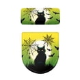 thumbnail image 5 of HELLHERO Cat Spider Web Pattern Adds Holiday Charm for Modern Bathrooms, Adjustable Elastic Fabric Toilet Top Cover, Soft, Fits All Toilet Shapes, 2 Pcs Set, 5 of 8